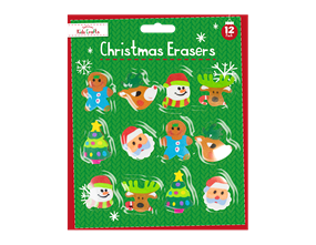 Wholesale Christmas Character Erasers