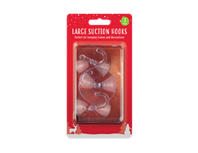 Wholesale Large suction Hooks 6cm 3pk | Gem imports Ltd