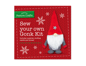A range of wholesale Christmas sew your own gonk kit
