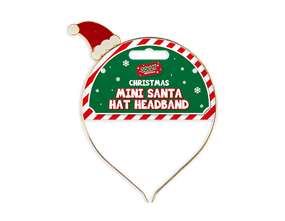Wholesale Mini Santa Hat metal Headband | Gem imports Ltd