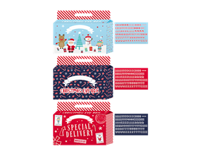 Wholesale Christmas Eve box with alphabet stickers | Gem imports Ltd