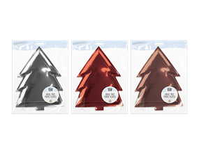 Wholesale Foil Xmas tree paper plates 6pk | Gem imports Ltd