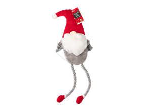 Wholesale Squeaking Plush Santa Dog toy | Gem imports Ltd