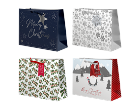 Wholesale Christmas Traditional  luxury large gift  bag | Gem imports Ltd