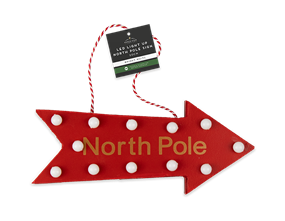 Wholesale LED light up North pole sign | GEM Imports Ltd