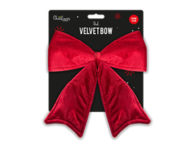 Wholesale Red Velvet Bow Decoration
