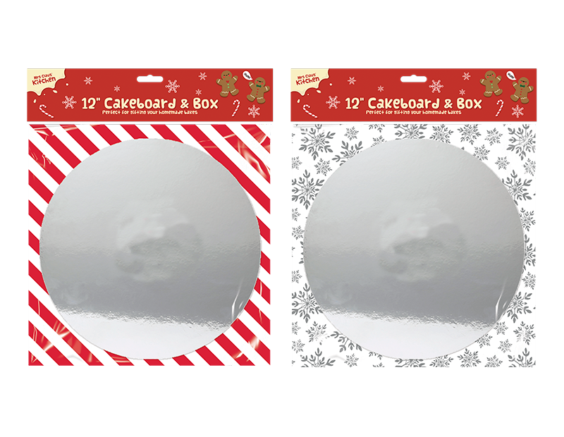 Prev boxes xmas gift giftboxesfactory christmas Wholesale Christmas 12" Cakeboard & Box | Gem Imports Ltd