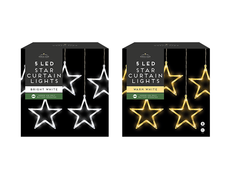 Led star lights battery operated deals