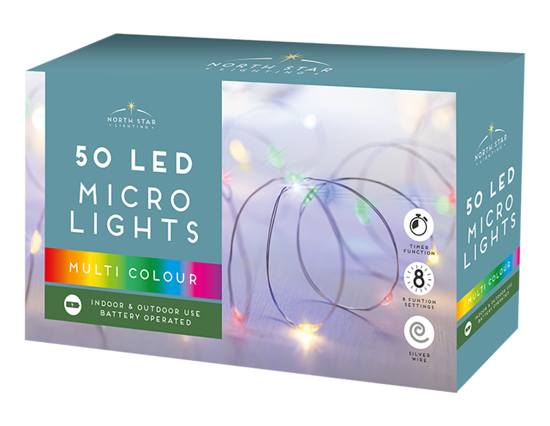 Battery operated micro best sale lights with timer