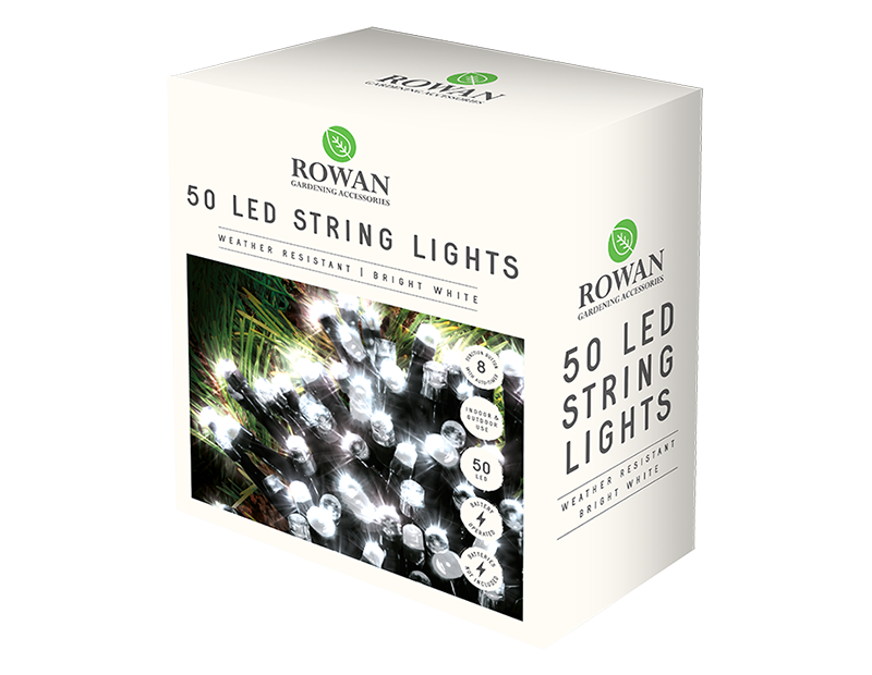 50 LED Battery Powered String Lights - 5m