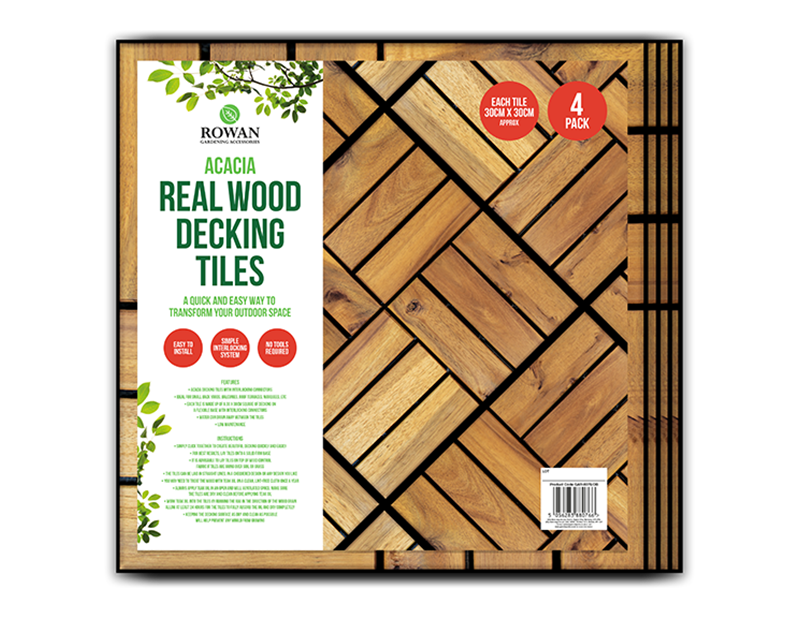 Pine Decking Tiles 4pk