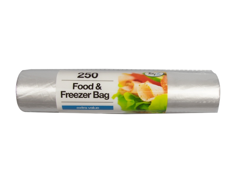 Food & Freezer Bags - 250 Pack