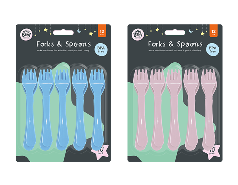 Wholesale Fork and spoon set 10 pack | Gem imports Ltd