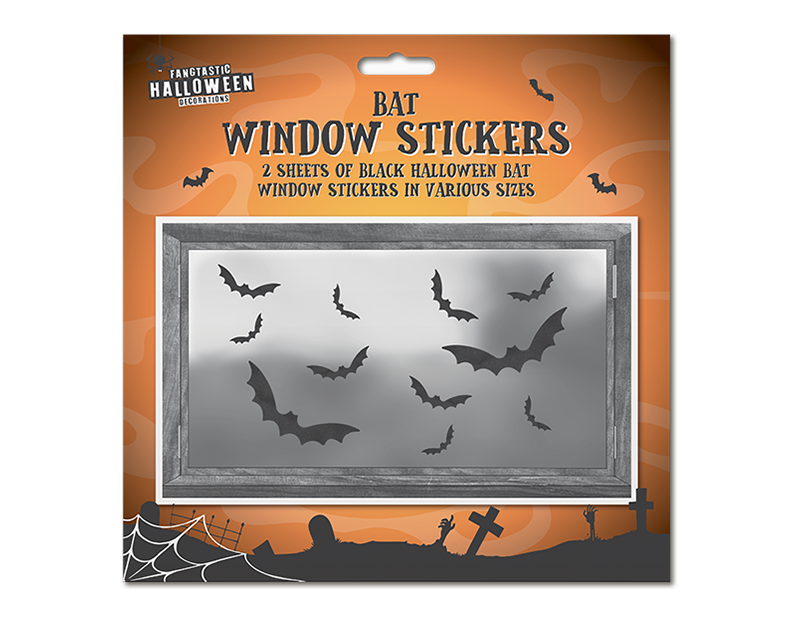 Bat Window Stickers 2pk