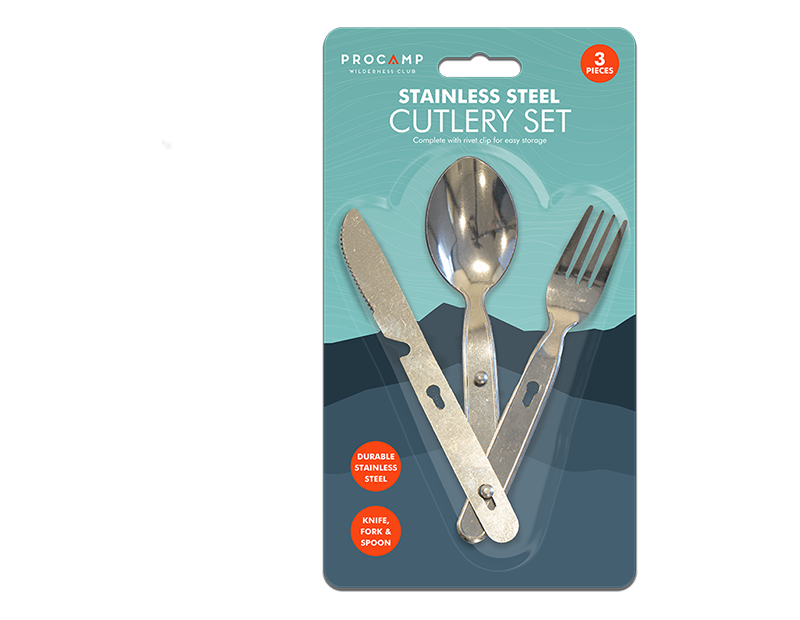 Stainless Steel Cutlery Set 3pc