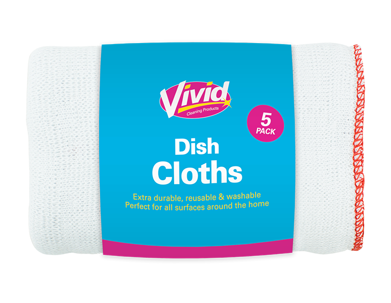 Dish Cloths - 5 Pack