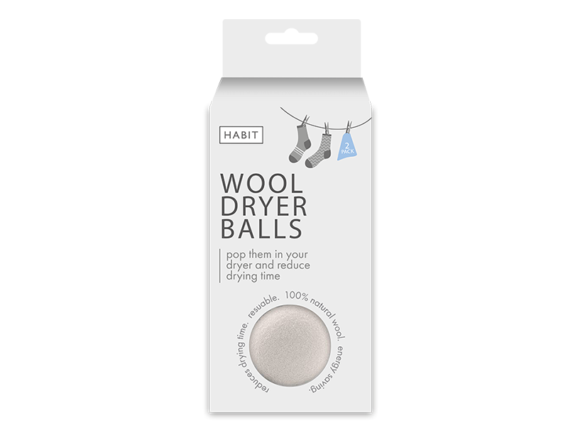 Wool Dryer Balls 7cm 2pk