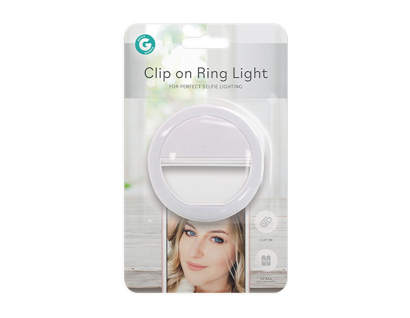 Clip-on Selfie Ring Light