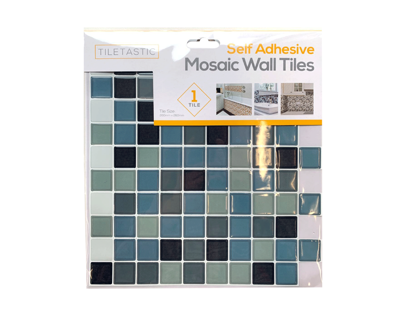 Blue Self Adhesive Mosaic Wall Tile