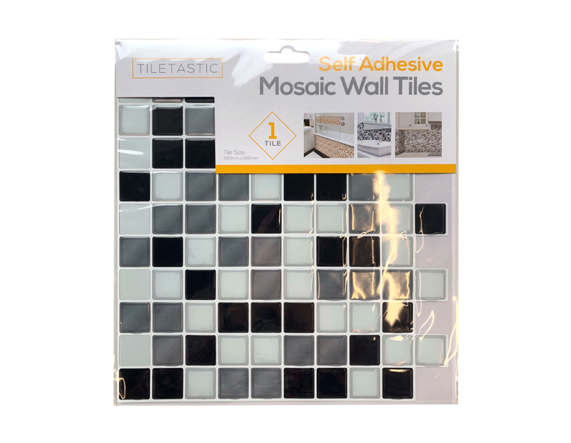 Whole Black White Self Adhesive, Self Adhesive Mosaic Tiles