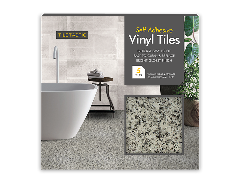 Wholesale Granite Stone Adhesive Floor Tiles 5pk