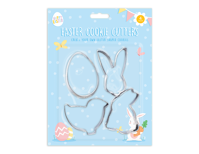 Easter Cookie Cutters 4pk