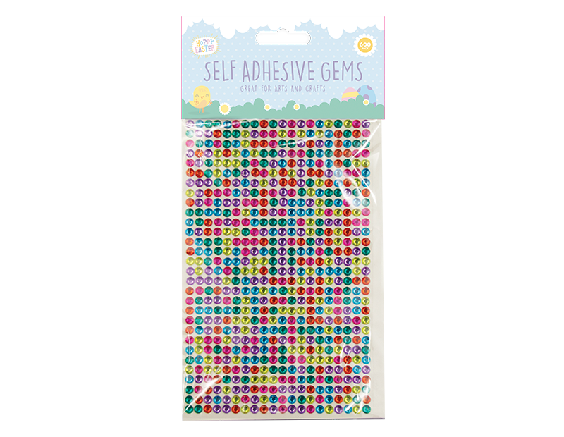 Wholesale Self adhesive Gems 600pk Gem imports Ltd