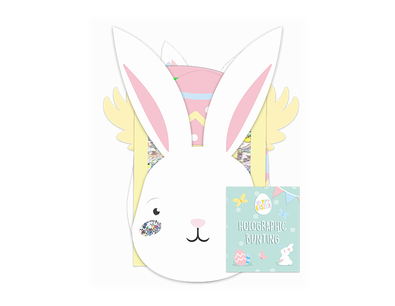 Wholesale Easter Holographic Bunting 2m | Gem imports.