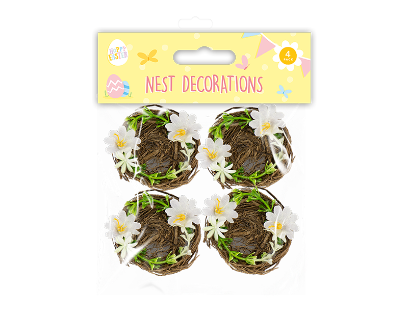 Easter Nest Decorations 4pk