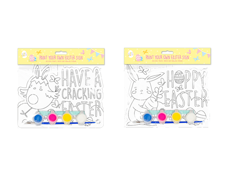 Wholesale Easter Paint Your Own Card Sign