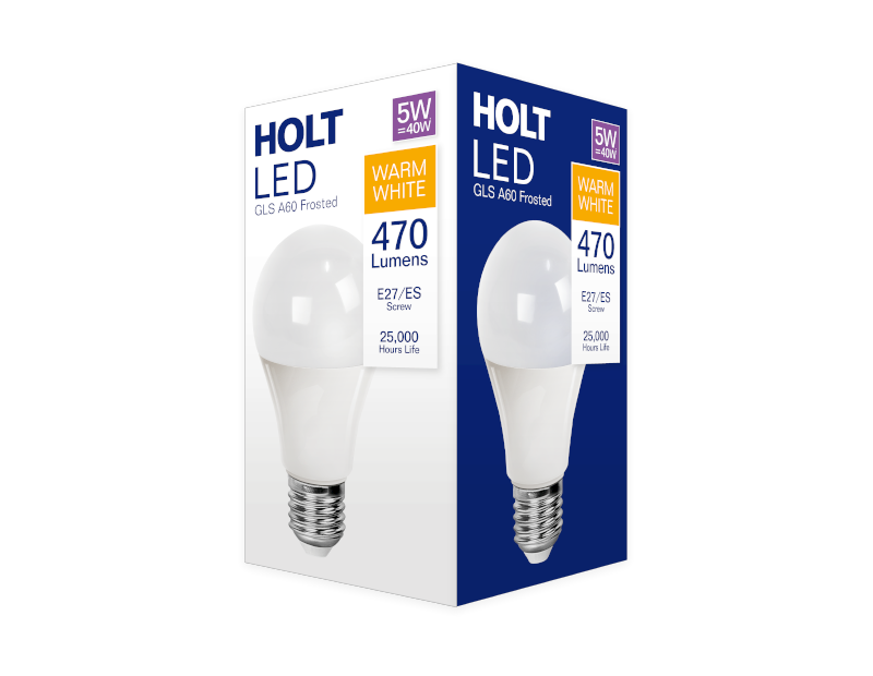 LED Classic Bulb 5W GLS A60 E27/ES Warm White