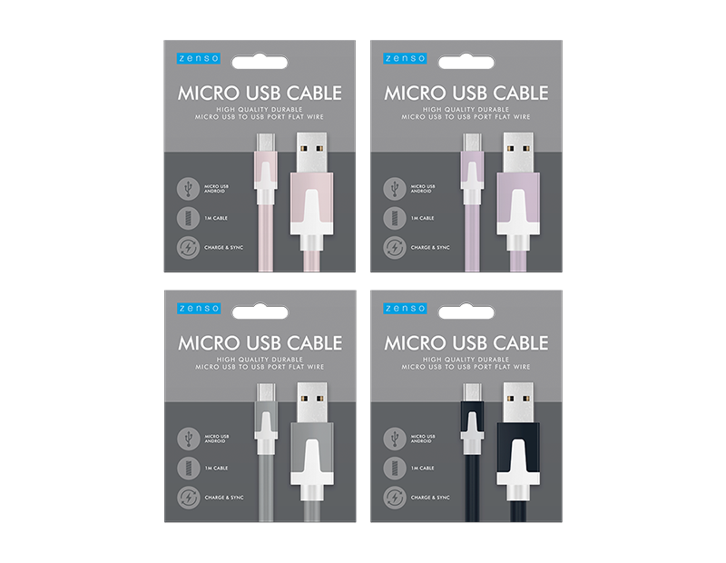 Wholesale Micro Flat USB Cable 1m
