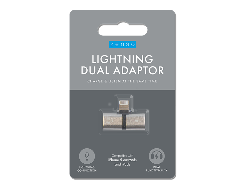 Lightning Charge/Audio Adaptor