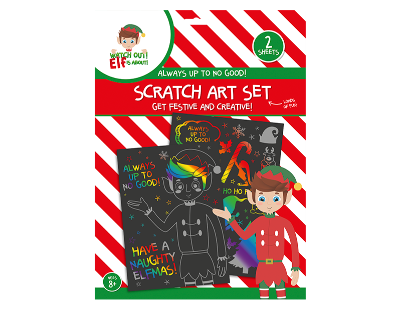 Elf Scratch Art Set