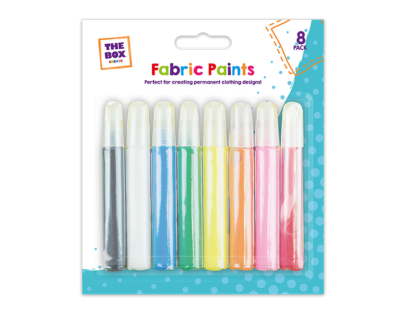 Fabric Paints - 8 Pack