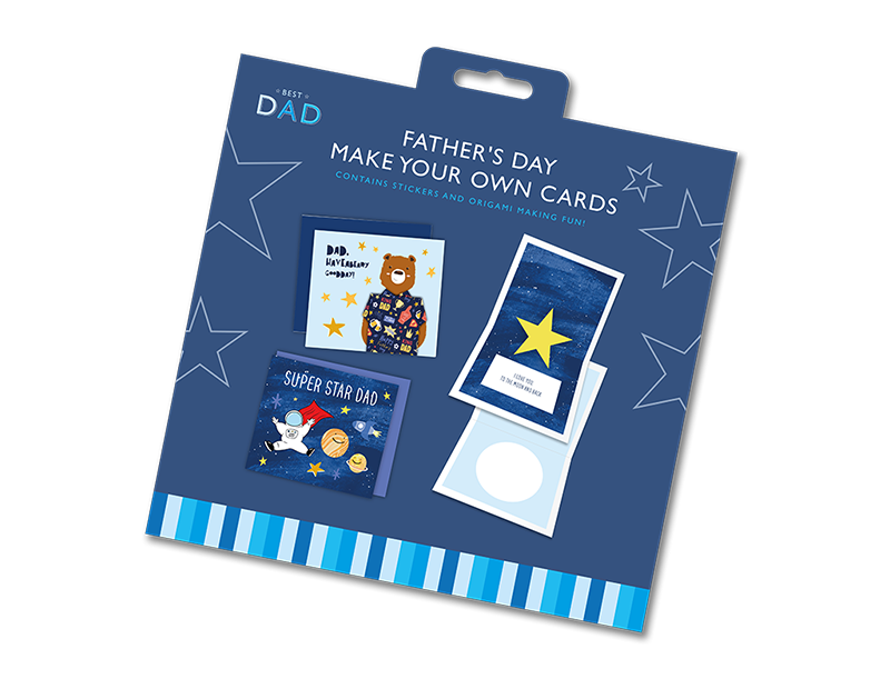 Father's Day Make Your Own Cards 2pk