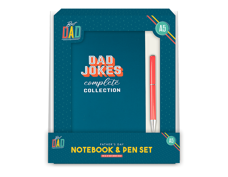 Dad Jokes A5 Notebook & Pen Set PDQ