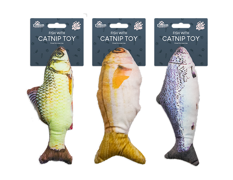 Fish With Catnip Toy