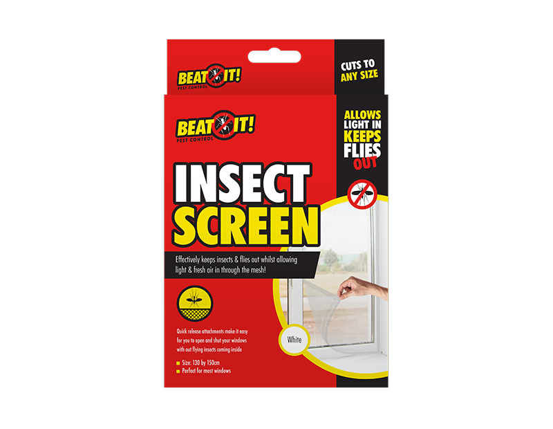 White Insect Window Screen