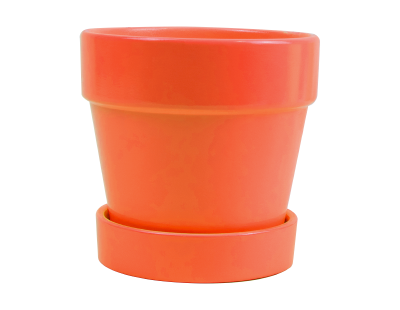 Wholesale Bright Ceramic Plant  Pot  Saucer Gem Imports Ltd