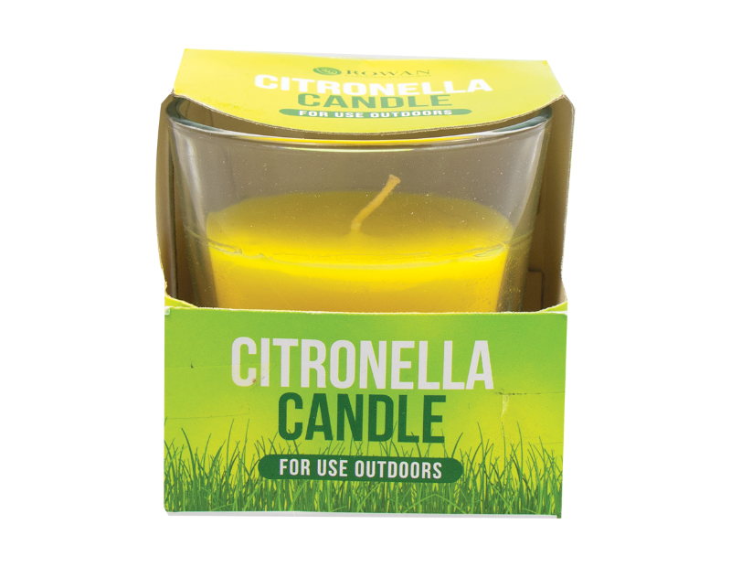Citronella Candle In Glass Cup