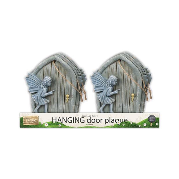 Hanging Fairy Door Plaque With PDQ