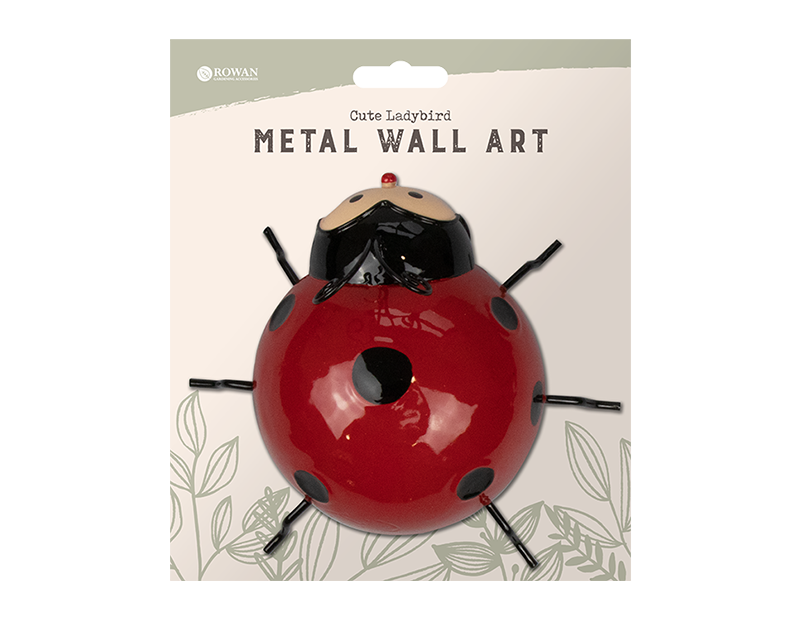 Cute Ladybird Metal Wall Decoration