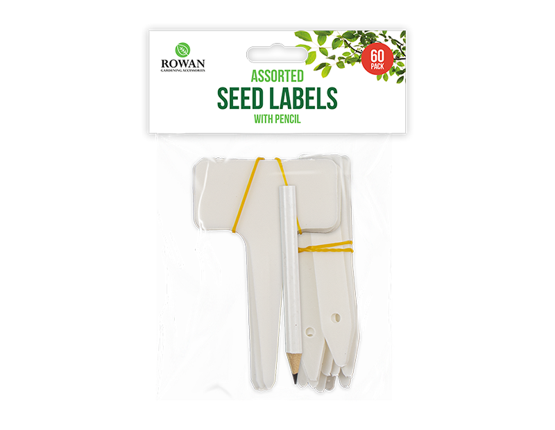 Seed Labels with Pencil 60pk