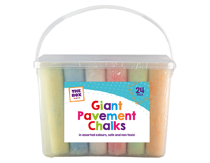 Giant Pavement Chalks 24 Pack