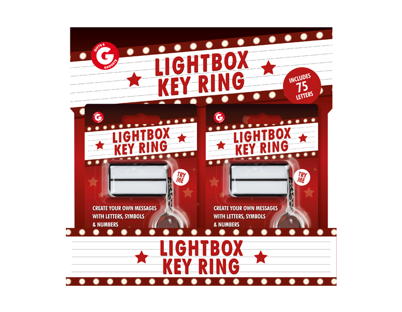 Wholesale Light Box Keyrings
