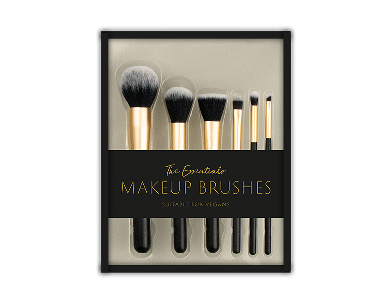 Essential Makeup Brush Set 6pcs