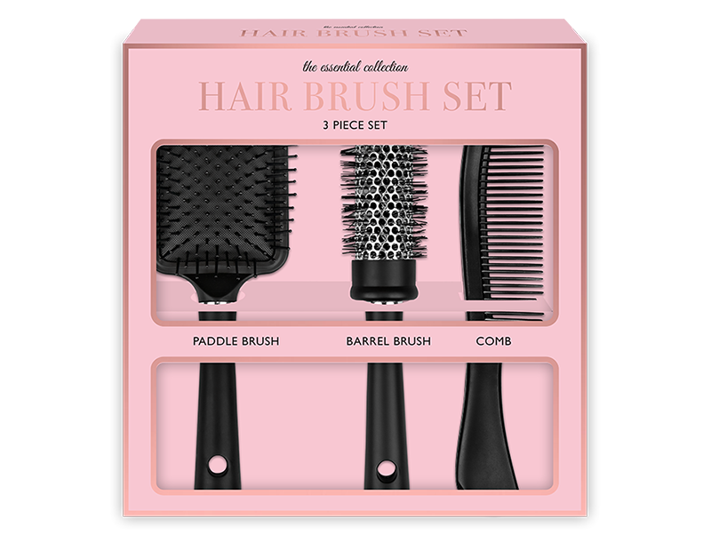 Hair Brush Set 3pc