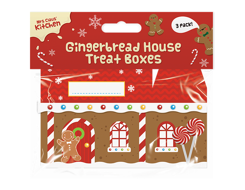 Wholesale Gingerbread House Treat Boxes