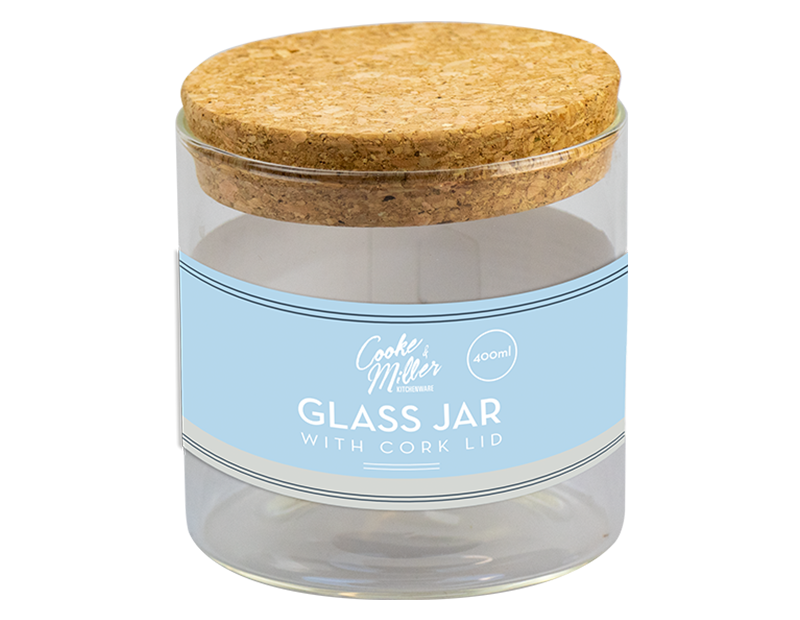 Wholesale Glass Jar with cork Lid Gem imports Ltd.